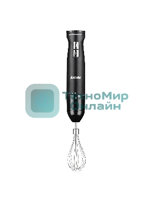 Блендер погружной BBK KBH0813 черный, 1100 Вт, плавная регулировка, турбо