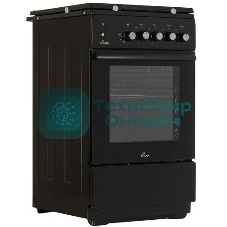 Плита газовая Flama N FG 24236 коричневый, конфорок 4 газовых, духовка 50 л, 50 см x 85 см x 60 см