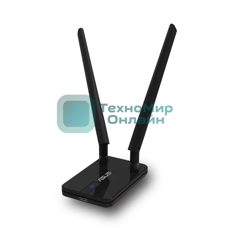 Адаптер ASUS USB-AC58, WI-FI 802.11ac, 400 + 867 Mbps USB 3.0 Adapter +2 внешняя антенна