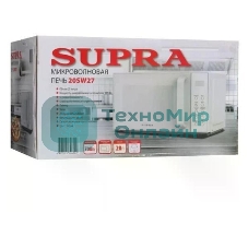 Микроволновая печь SUPRA 20SW27 белый, 20 л, 700 Вт, переключатели - сенсор