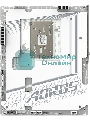 Материнская плата Gigabyte X870 AORUS STEALTH ICE, AM5, AMD X870, 4xDDR5, 2xSATA, 4xM.2, 1xPCIe 5.0 x16, 1xPCIe 4.0 x16, 1xHDMI, 1x5Gb LAN, Wi-Fi 7, Bluetooth 5.4, 2xUSB-C 40Gbps (USB4), 1xUSB-C 10Gbps, 4xUSB-A 10Gbps, 4xUSB-A 5Gbps, 4xUSB-A 2.0, 3x3.5 мм + S/PDIF оптический, 7.1, ATX