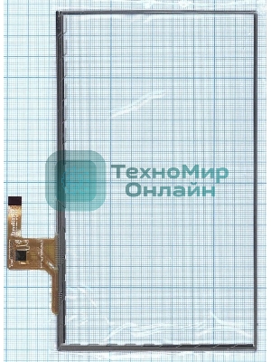 Сенсорное стекло (тачскрин) CTP070032-FPC_1.0, черное