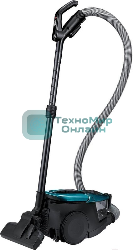 Пылесос Samsung SC 18M31B0HN зеленый/черный, 380/1800 Вт, уборка сухая, пылесборник контейнер 2 л