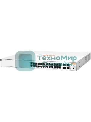 Коммутатор HPE JL684B Aruba Instant On 1930 24G Class4 PoE 4SFP/SFP+ 370W