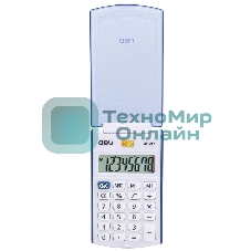 Калькулятор карманный Deli E39217/BLUE синий 8-разр.