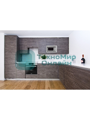 Встраиваемая микроволновая печь Hansa AMM20BEIH нержавеющая сталь, 20 л, 800 Вт, переключатели - кнопки/поворотный механизм