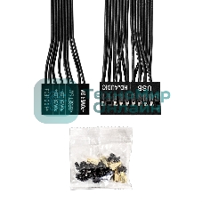 Компьютерный корпус Minitower ExeGate BAA-308U2-AAA350 (mATX, БП AAA350 с вент. 8см, 1хUSB+2хUSB 3.0, HD Audio, черный)