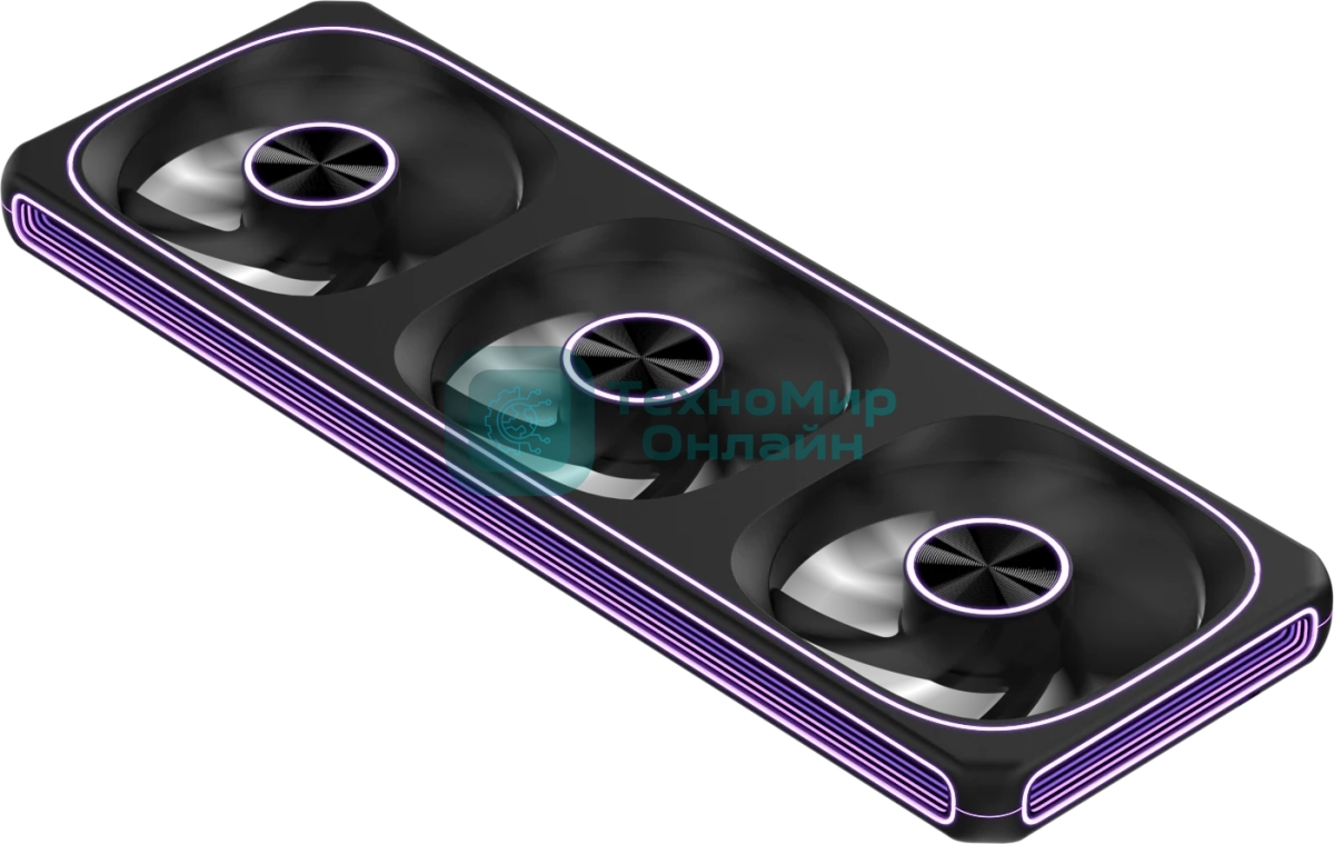 Вентилятор для корпуса Formula Air Fusion 3 BK ARGb 360х120x28 черный 4-pin 34.95дБ Ret