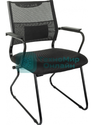 Кресло офисное Бюрократ CH Balance-Av черный Elastic-102 TW-11 сетка/ткань полозья металл черный