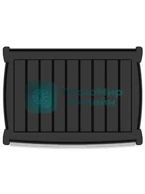 Комод Альтернатива М8764 Колорит 5 секций. широкий черный