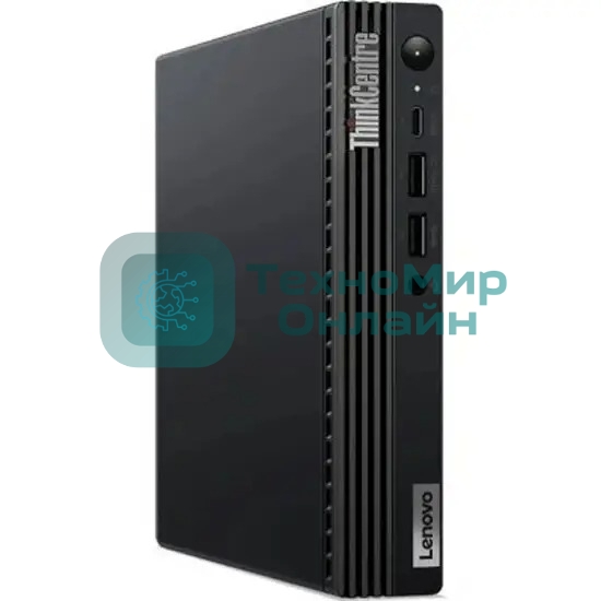 Мини ПК Lenovo ThinkCentre Tiny M70q-4 черный 12E4SB6W00 slim i5 13400T (1.3) 8Gb SSD 512Gb UHDG 730 Win11Pro GbitEth WiFi BT 90W kb мышь клавиатура