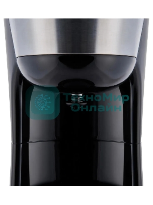 Кофеварка капельная Domfy metal DSM-CM301 1000Вт черный/серебристый