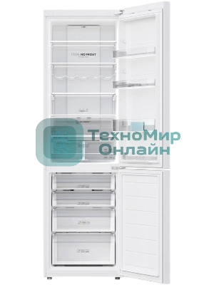 Холодильник Haier C2F637CWMVU1 белый, двухкамерный, 278/108л, морозилка снизу, No Frost