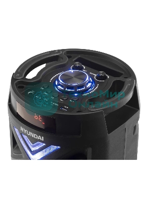 Минисистема Hyundai H-MC180 черный 80Вт/FM/USB/BT/SD/MMC