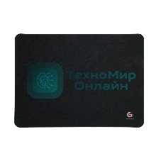 Коврик для мыши Gembird MP-35-25-BLACK, черный, 350х250х3мм, ткань/резина, пакет