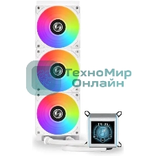 Система жидкостного охлаждения Lian-Li Galahad II LCD 360 ARGB белый 120мм алюминий+медь 2450rpm 30db 4-pin