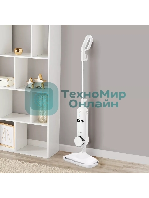 Паровая швабра KITFORT KT-1015 белый, 1300 Вт