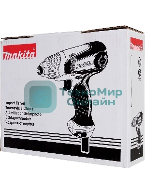 Дрель-шуруповерт Makita TD0101F, 230 Вт, 100 Нм, щеточный, ударный
