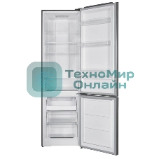 Холодильник Harper RH5559BB нержавеющая сталь двухкамерный 243/83л морозилка снизу, No Frost