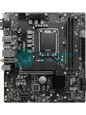 Материнская плата MSI B760M BOMBER WIFI Soc-1700 Intel B760 2xDDR5 mATX AC`97 8ch(7.1) 2.5Gg+VGA+HDMI+DP