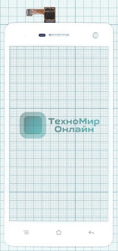 Сенсорное стекло (тачскрин) для OPPO Mirror R819, белое