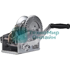 Лебедка ручная барабанная PATRIOT WH 1500B, усилие - 1500 кг, трос- 8 м