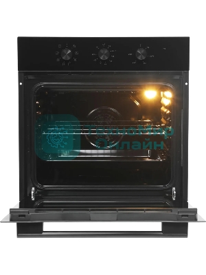 Духовой шкаф Электрический Hyundai HEO 66412 BG черный