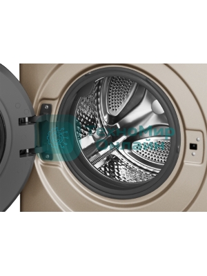 Стиральная машина Weissgauff WM 59411 Direct Drive Inverter Steam Champagne золотистая, загрузка фронтальная 11кг, 1400 об/мин., класс: A+++