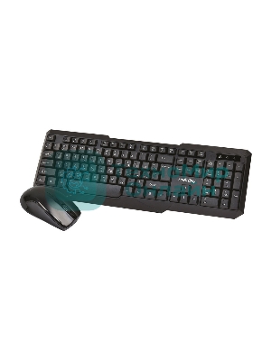 Комплект клавиатура+мышь Smartbuy ONE 230346AG беспроводной, USB, 1000 DPI, чёрный
