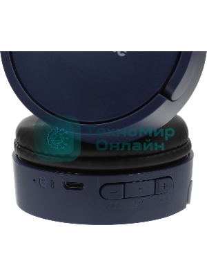 Беспроводные наушники Panasonic RB-HF420BGEA синий, накладные, Bluetooth, быстрая зарядка