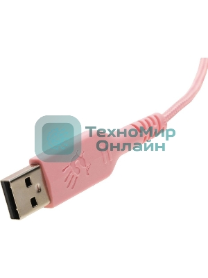 Мышь проводная A4Tech Bloody P91s розовый, 8000 dpi, USB, кнопки - 8