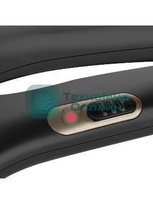 Стайлер для волос DELTA LUX DL-0540 черный/золотой, 45 мм, 215 °C, 1 режим