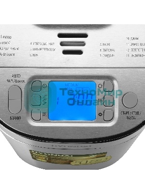 Хлебопечка Hyundai HYBM-M0313G серебристый/чёрный, 600 Вт, 0.9 кг, 13 программ