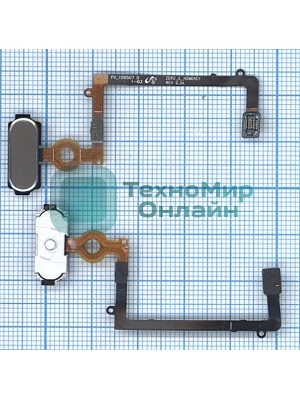 Кнопка HOME в сборе с механизмом и шлейфом для Samsung Galaxy S6 Edge SM-G925F, золотая