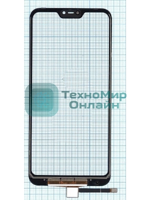 Сенсорное стекло (тачскрин) для Xiaomi Redmi 6 Pro/Mi A2 Lite, черное