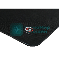 Коврик для мыши Gembird MP-35-25-BLACK, черный, 350х250х3мм, ткань/резина, пакет