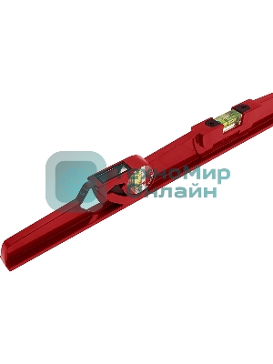 Уровень алюминиевый Matrix, 600 мм, литой, 2 глазка, ударная площадка