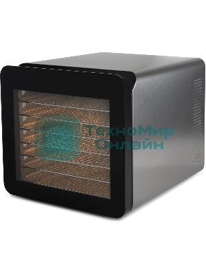 Сушка для фруктов и овощей Hyundai HYFD-8801 14под. 600Вт серебристый