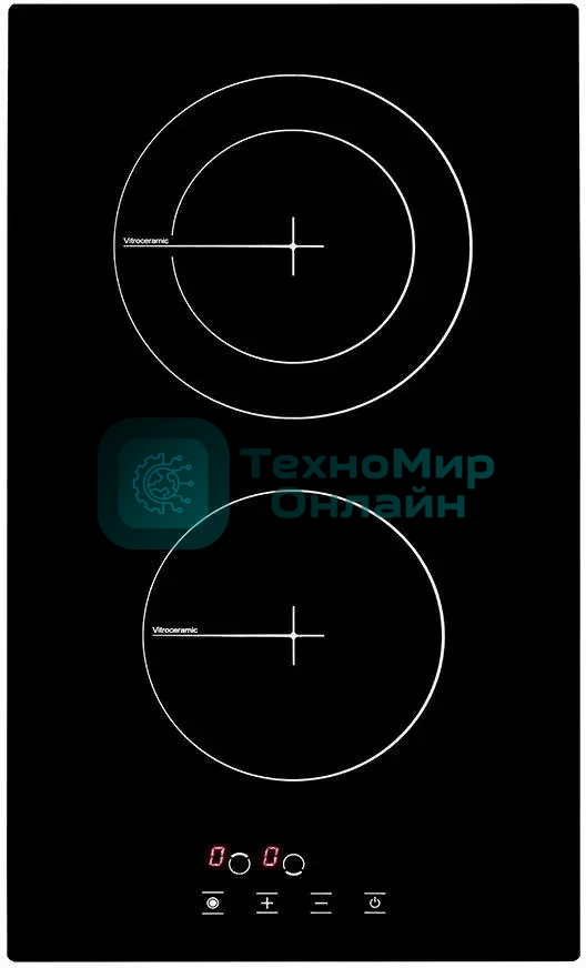 Электрическая варочная панель Simfer H30D12B020 независимая, черный