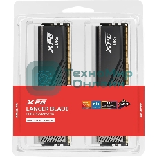 Оперативная память XPG Lancer Blade, DDR5, 32GB (2x16GB), 6000MHz, CL34, DIMM, с радиаторами, RGB, черный