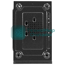 Компьютерный корпус Minitower ExeGate BAA-403-UNS450 (mATX, БП UNS450 с вент. 12см, 2*USB, HD Audio, черный)