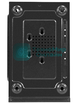 Компьютерный корпус Minitower ExeGate BAA-403-UNS450 (mATX, БП UNS450 с вент. 12см, 2*USB, HD Audio, черный)