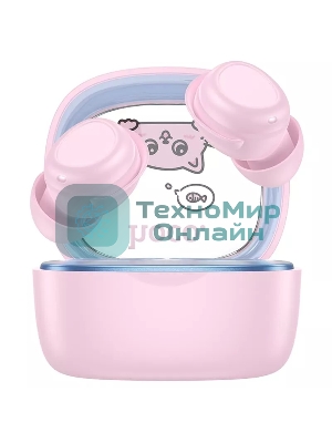 Наушники TWS Hoco EW111 Friendly розовый, внутриканальные, Bluetooth, до 4 ч