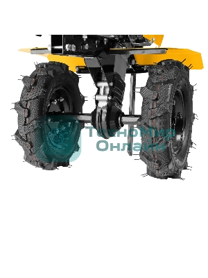 Мотоблок Denzel DPT-170 7 л.с., ремен.сцеп, шир 85 см, глуб 35 см, фрез 3х3, ШОМ, скор 2В/1Н, кол 8