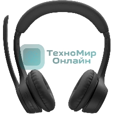 Гарнитура Logitech Zone 300 чёрный, беспроводная, Bluetooth, до 16 ч