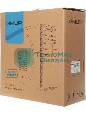 Моноблок Amur Нарвал B7I21 MT i5 12400 (2.5) 16Gb SSD 512Gb UHDG 730 FreeDOS 2x2.5GbitEth 500W мышь клавиатура черный (RUS) (2149657)