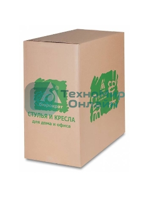 Кресло Бюрократ CH-1300/T-15-21 черный, экокожа, 120 кг, механизм качания