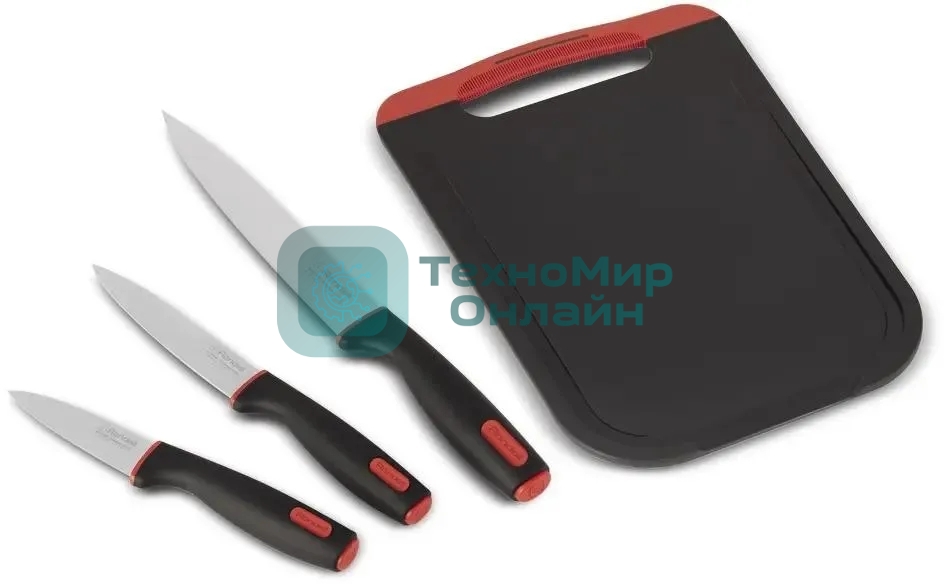 Набор ножей Rondell RD-1010 3 шт с разделочной доской
