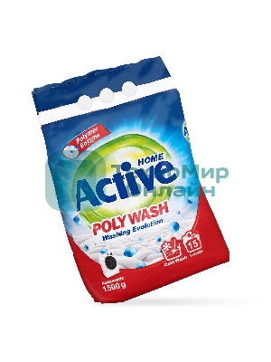 Стиральный порошок автомат Active Poly Wash, 1.5 кг (511701037)