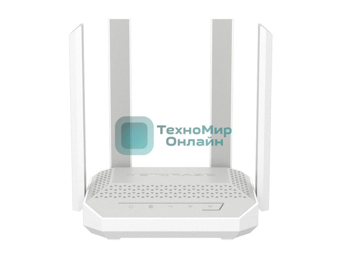 Гигабитный интернет-центр Netcraze Speedster DSL (NC-2113) с Mesh Wi-Fi 5 AС1200, 4 портовым Smart-коммутатором, портами DSL и USB